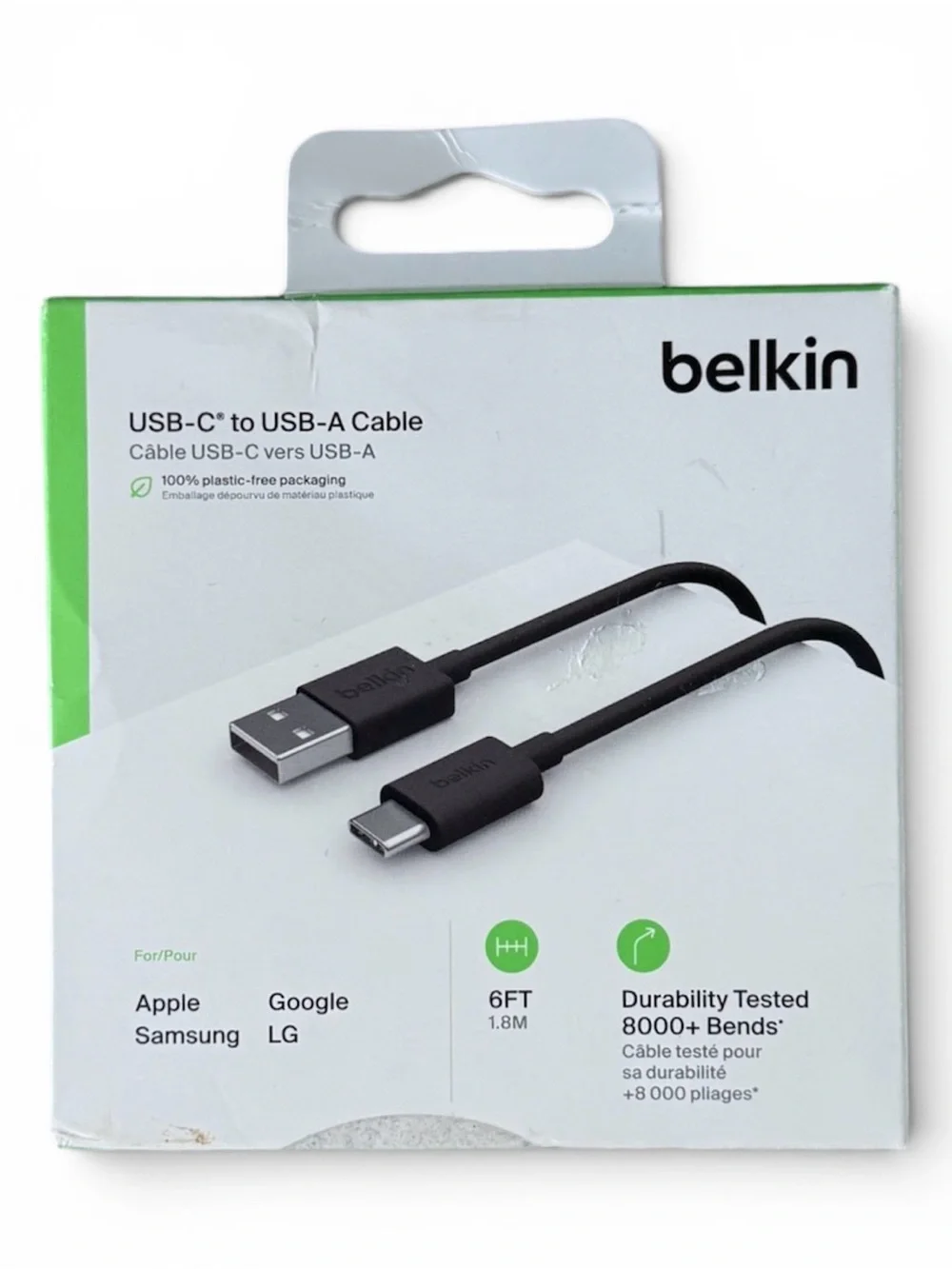 Belkin Black USB-C to USB-A Cable